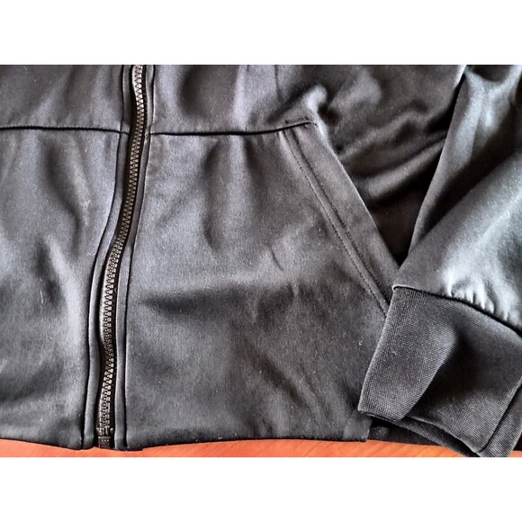 Nike Air Crossover Warm Up Track Jacket Large Hood Black Unisex Full Zip Sweater - Picture 5 of 12